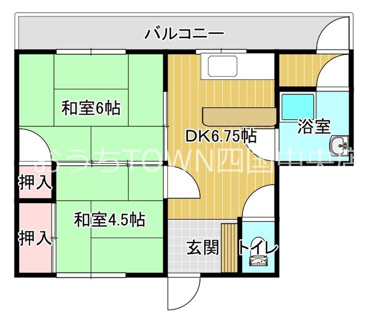 森田マンションの間取り