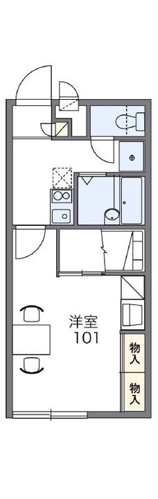 レオパレスエストレリータの間取り