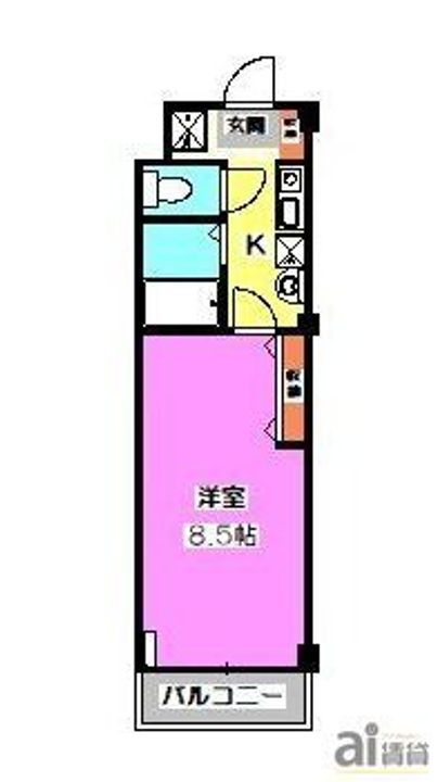 埼玉県ふじみ野市鶴ケ舞2(マンション)の賃貸物件の間取り