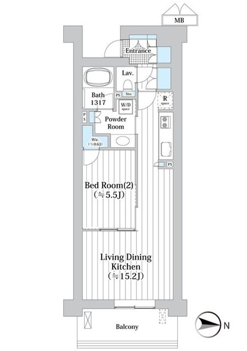 アビティグランデ砧の間取り