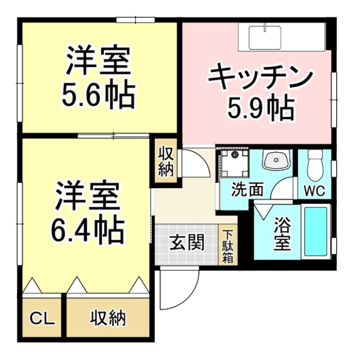 ボヌール・ノエの間取り