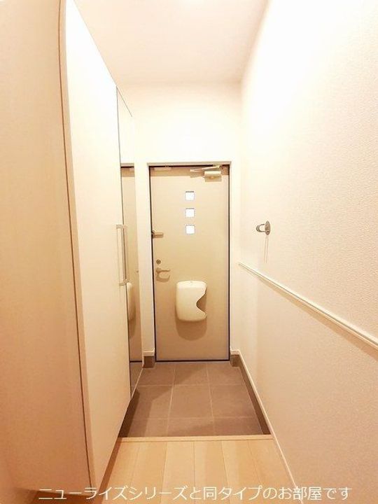 群馬県前橋市幸塚町(アパート)の賃貸物件の玄関