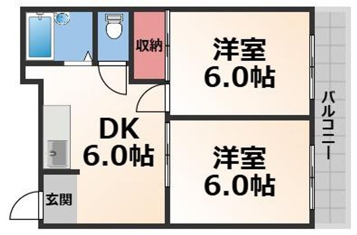 ロイヤル深江の間取り