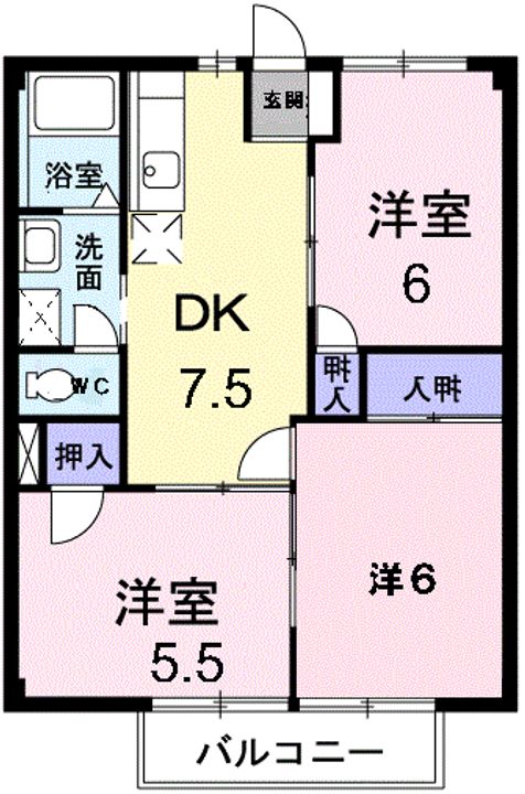 ジョイ梅田の間取り