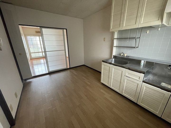 神奈川県伊勢原市板戸(アパート)の賃貸物件のキッチン