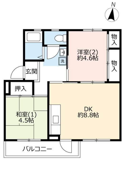 UR相模台の間取り