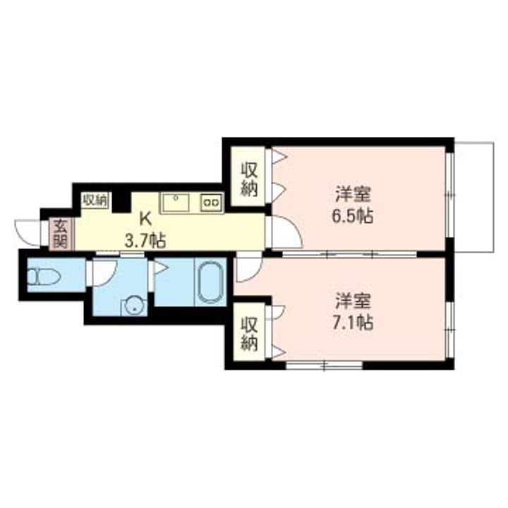 プランドール大山の間取り