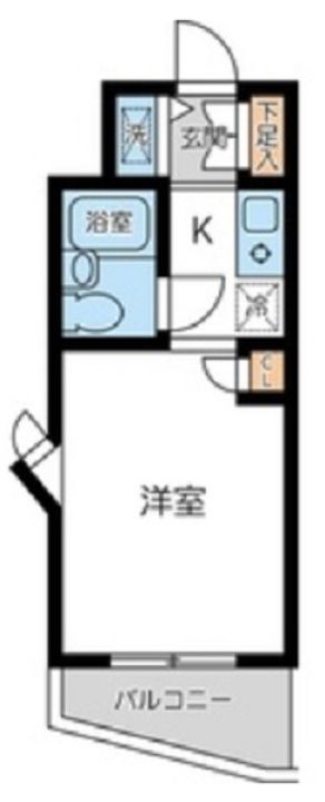 ウィンベルソロ蒲田第2の間取り