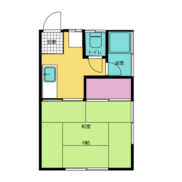 第一和田荘 A棟の間取り