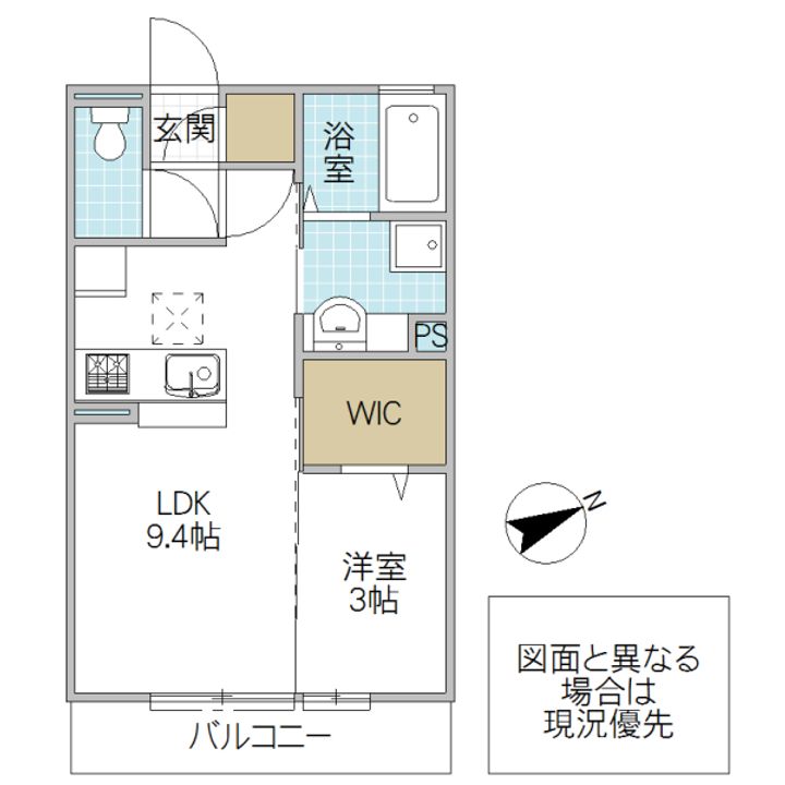 グランソレイユの間取り