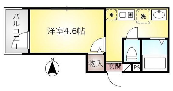 メルディア北加平の間取り