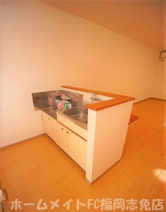 福岡県糟屋郡志免町別府西3(アパート)の賃貸物件のキッチン