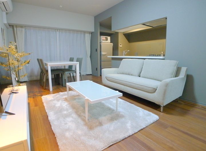 北海道札幌市豊平区平岸一条8(マンション)の賃貸物件の居間