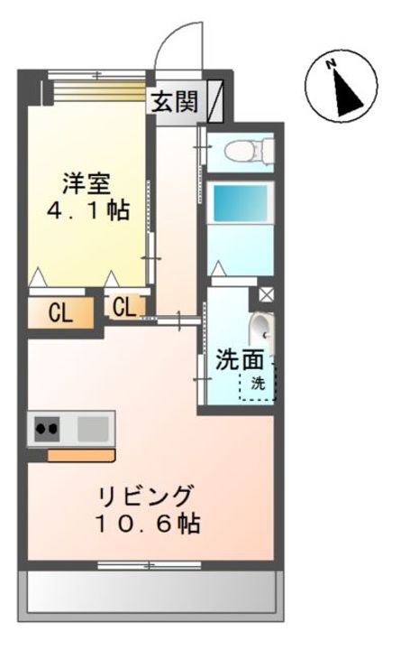 福島県郡山市横塚2(マンション)の賃貸物件の間取り