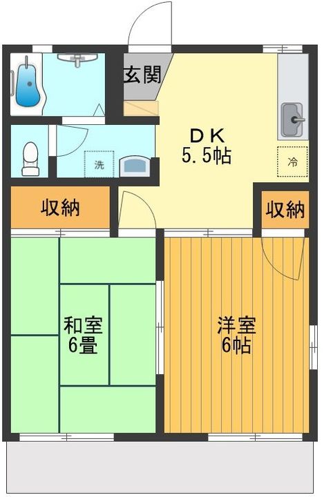 メゾン小山2の間取り