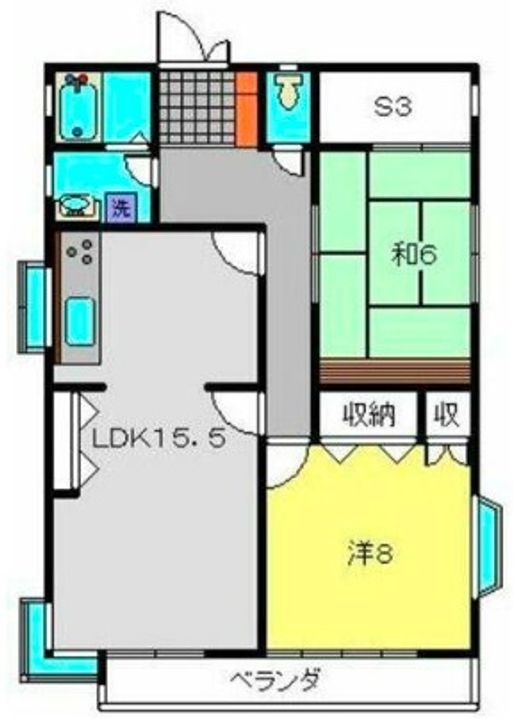 神奈川県横浜市保土ヶ谷区上菅田町(アパート)の賃貸物件の間取り