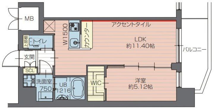 プレジオ川口ASIANの間取り