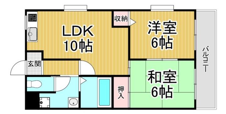 メゾン聖隆の間取り