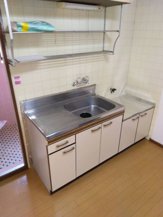 広島県広島市西区楠木町4(マンション)の賃貸物件のキッチン