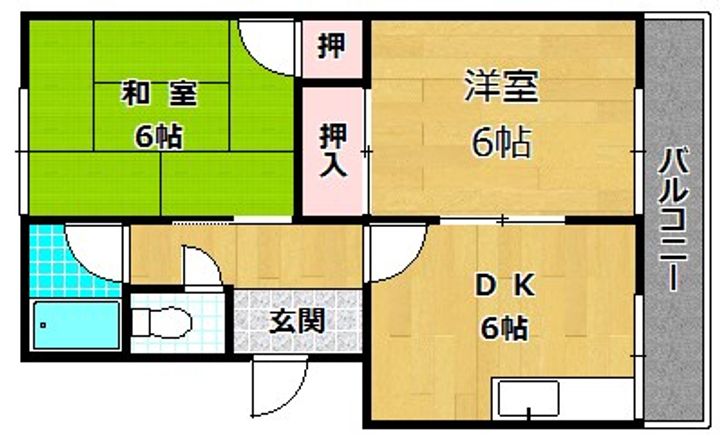 春日ダイヤモンドハイムの間取り