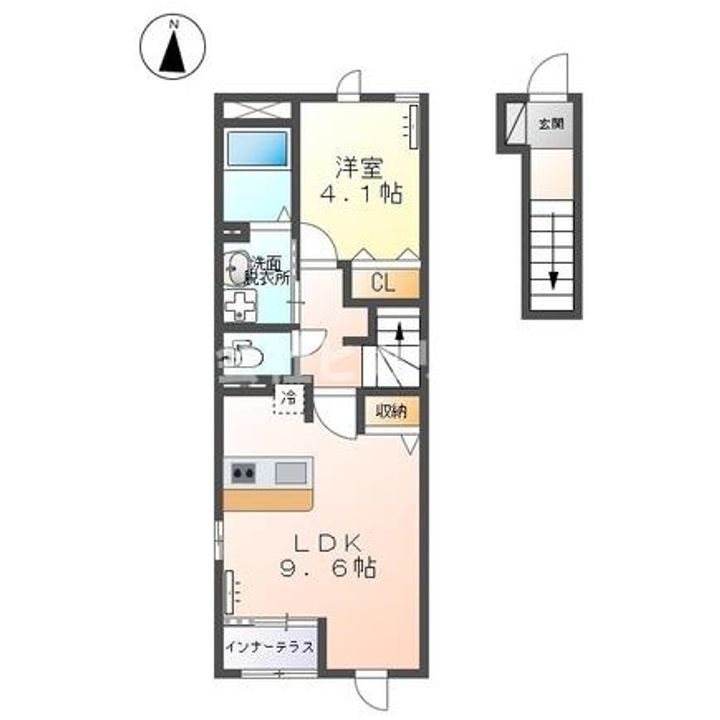 【新築・角部屋】カルぺ・ディエムの間取り