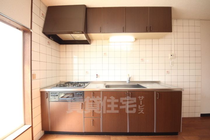 奈良県生駒郡斑鳩町龍田2(アパート)の賃貸物件のキッチン