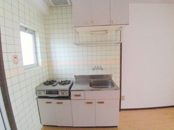 広島県広島市西区楠木町1(マンション)の賃貸物件のキッチン