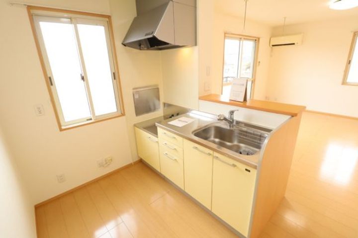栃木県栃木市大平町富田(アパート)の賃貸物件のキッチン