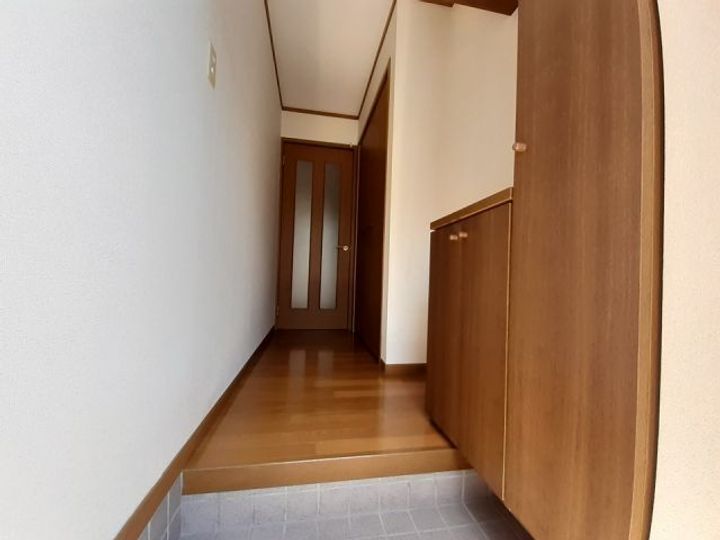 栃木県足利市大沼田町(アパート)の賃貸物件の玄関