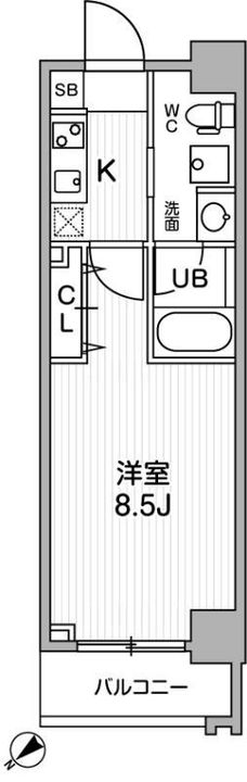 リテラス三軒茶屋サウスの間取り