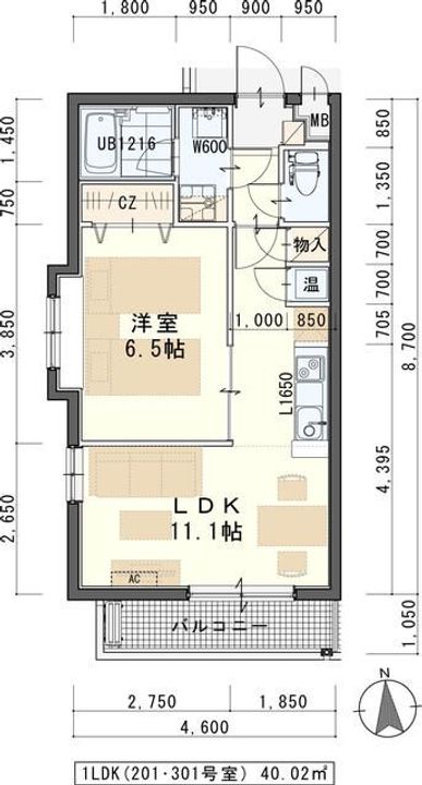 Casa Tuttiの間取り