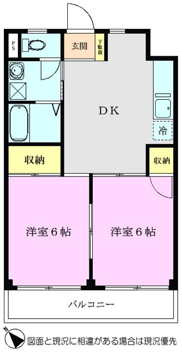 ルネサンス石神の間取り