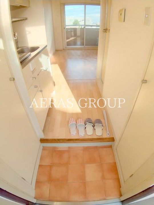 東村山ペガサスビルA館の玄関