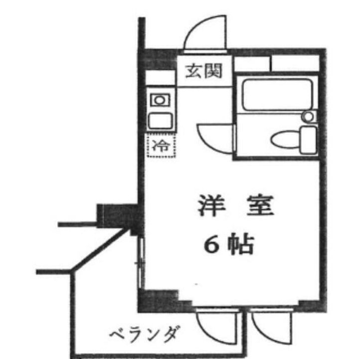 東村山ペガサスビルA館の間取り