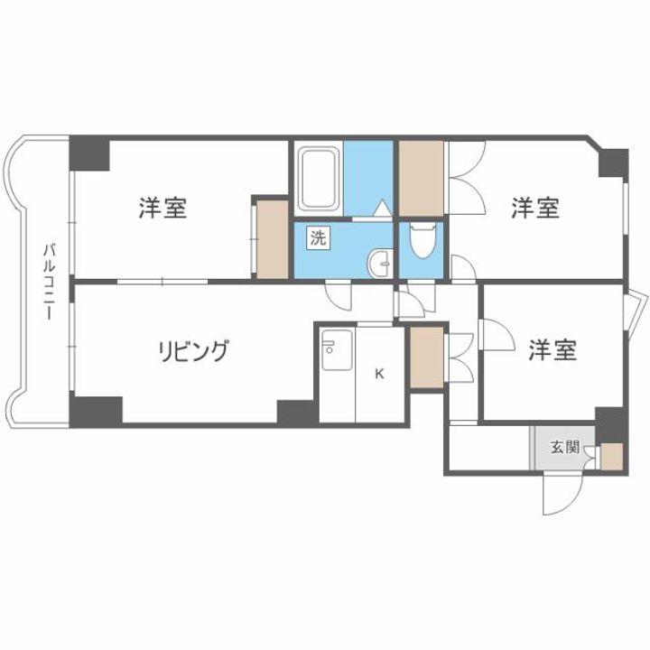 メルバN14の間取り