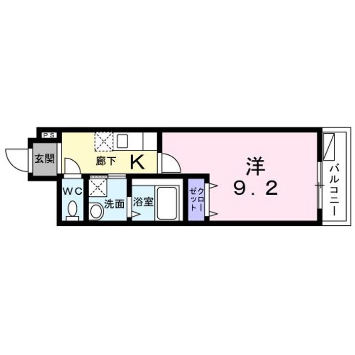 フジパレス鳳駅西V番館の間取り
