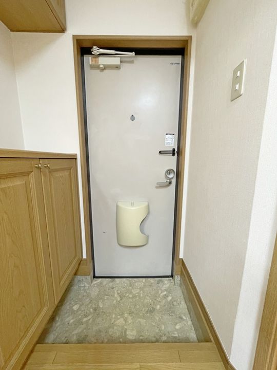 台原パークハウスの玄関