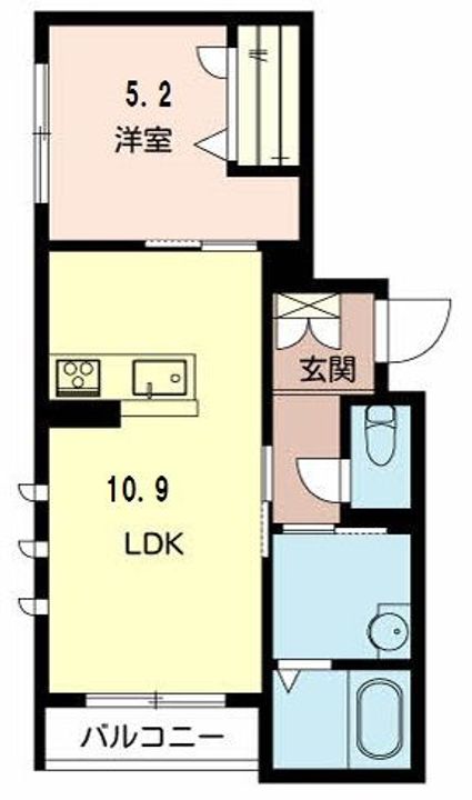 兵庫県加東市上滝野(アパート)の賃貸物件の間取り