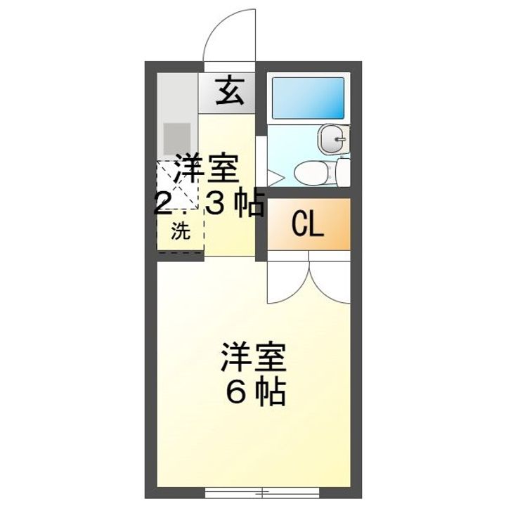 モンシャトー渡辺の間取り