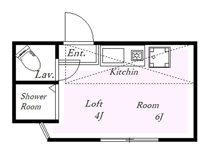ユナイトあさひマルレーヌの間取り