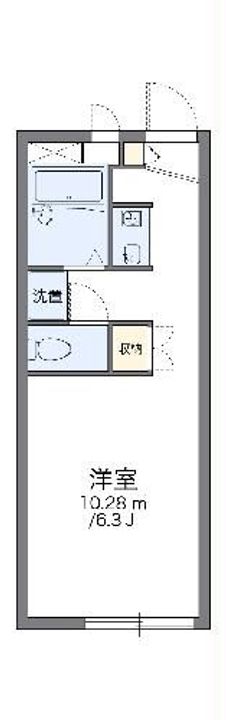 レオパレス楊貴妃の間取り