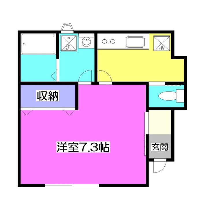埼玉県所沢市西住吉(アパート)の賃貸物件の間取り
