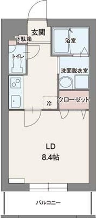 神奈川県相模原市中央区宮下本町2(マンション)の賃貸物件の間取り