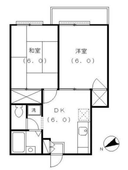 メゾン栄の間取り