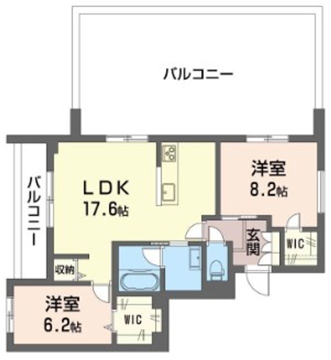 新築:WTB大塚の間取り