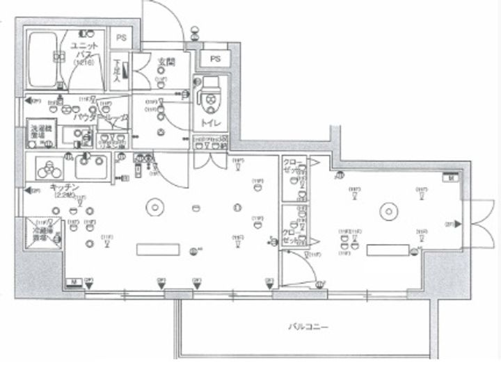 東京都台東区松が谷2(マンション)の賃貸物件の間取り