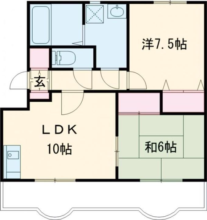 オーセンティック後藤の間取り