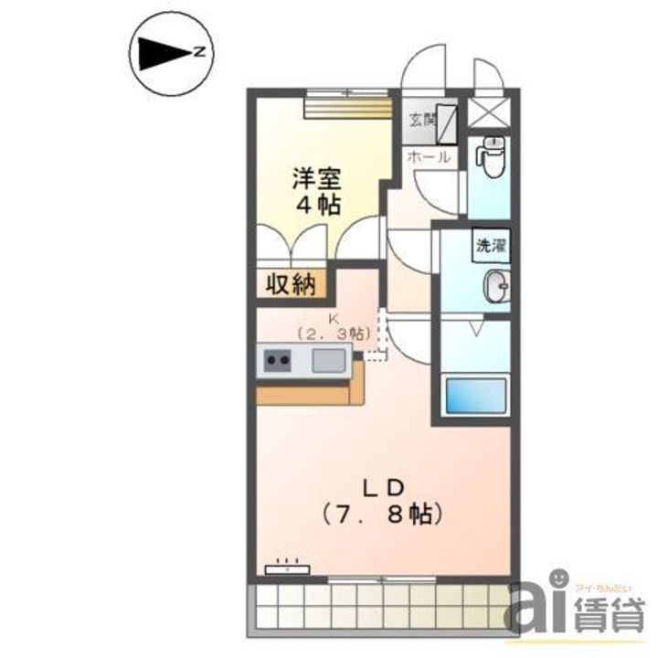 埼玉県飯能市大字笠縫(アパート)の賃貸物件の間取り