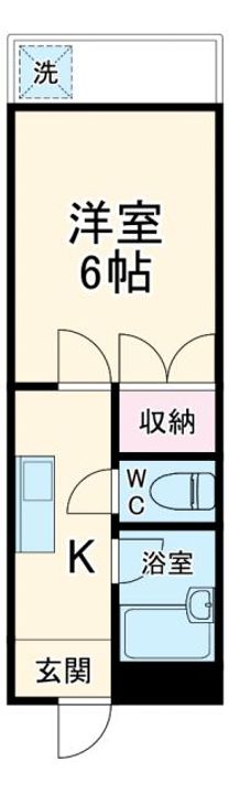 ハイツ成川の間取り