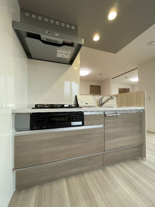 岡山県倉敷市美和1(アパート)の賃貸物件のキッチン